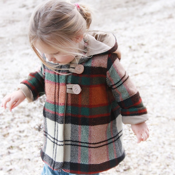 Pixie Pea Coat - Children -  Digital PDF Sewing Pattern