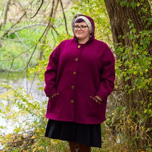 Pixie Coat - Women&#39;s/Curved Fit 14-38 - Digital PDF Sewing Pattern + Video Class