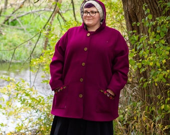 Pixie Coat Women's/curved Fit 14-38 Digital PDF Sewing Pattern