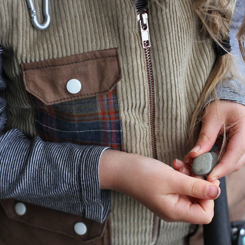 Fishing Vest Child Addon for Trailblazer Vest PDF Pattern Etsy