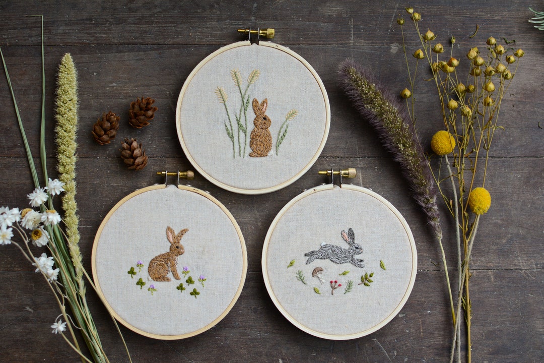 Bunny Embroidery Collection - BUNDLE - Digital PDF Sewing Pattern ...