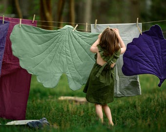 Leaf Blanket - Asian Collection - Large Sizes - Digital PDF Sewing Pattern + Video Class