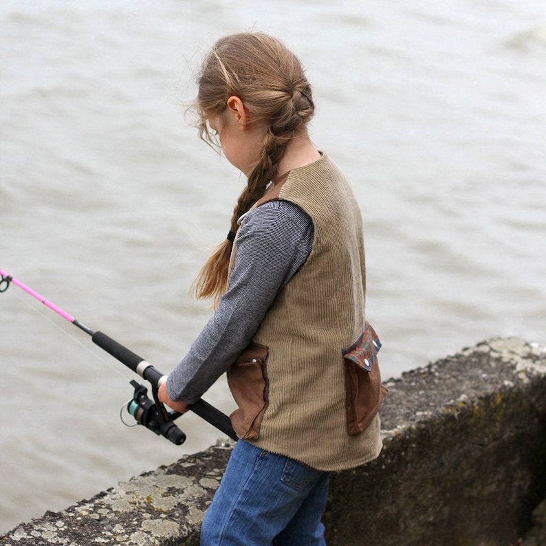 Fishing Vest Child Addon for Trailblazer Vest Digital Etsy