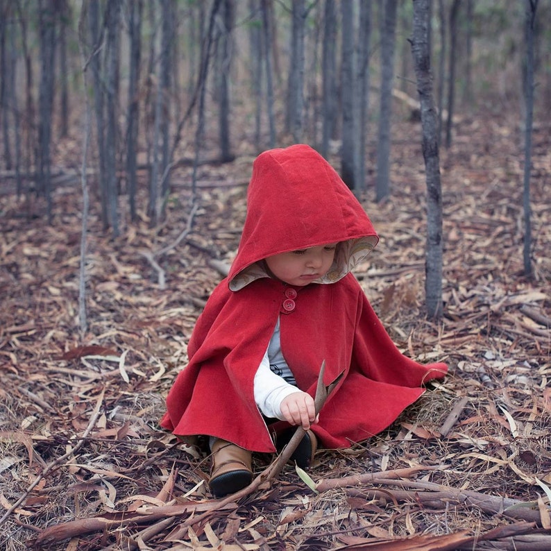 Little Red Riding Hood Cape PDF Sewing Pattern Etsy