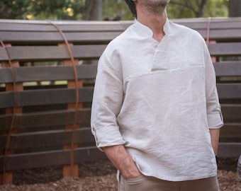 Ridgeway Shirt - Men/Straight Fit - Sizes 30-52 - Digital PDF Sewing Pattern + Video Class