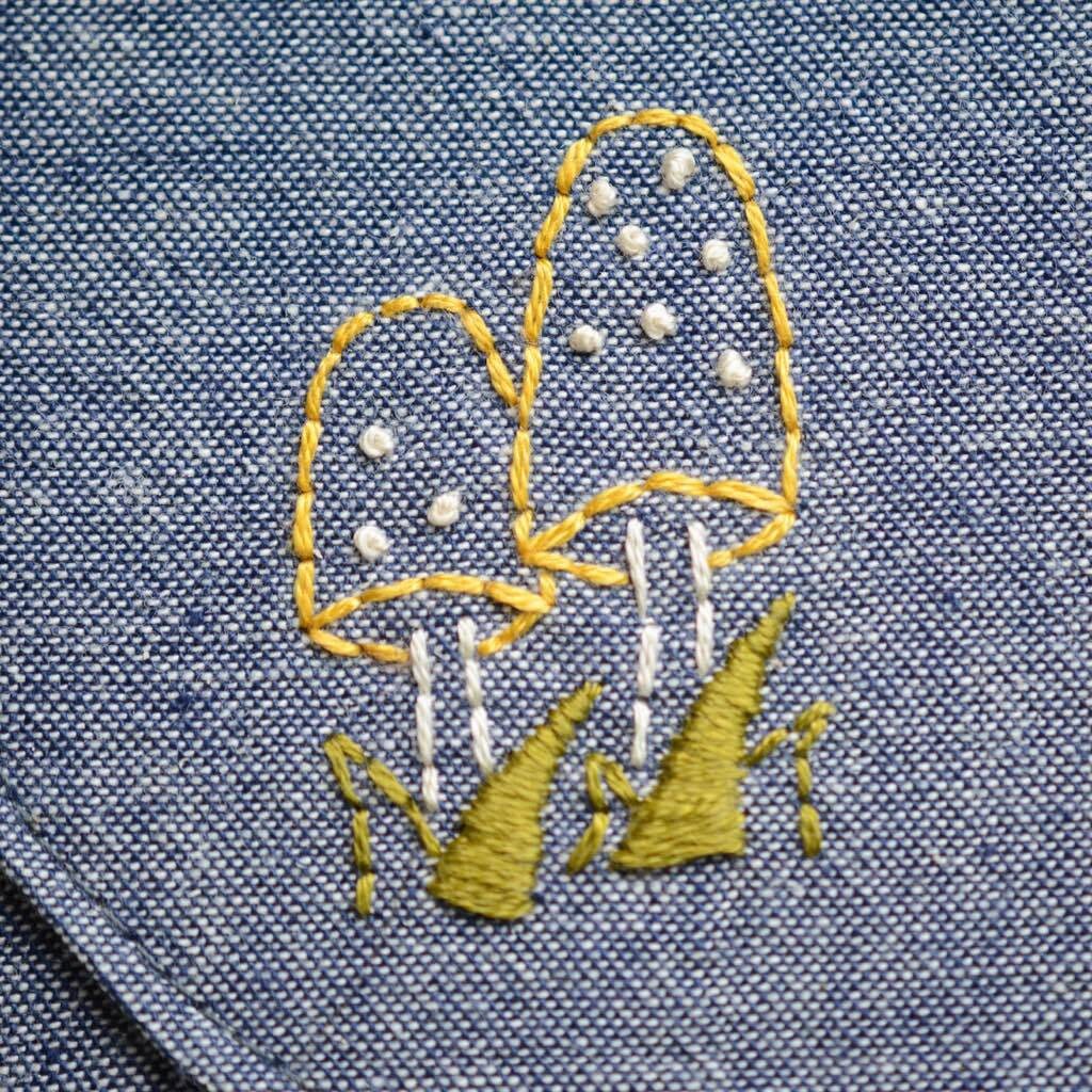 Woodland Pocket Embroidery - Fox - Digital PDF Sewing Pattern - Etsy