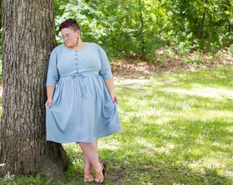 Fable Dress - Adult - Sizes H-T Digital PDF Pattern + Video Class