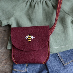 Classic Cloth Doll Clothes - Messenger Bag - Digital PDF Sewing Pattern