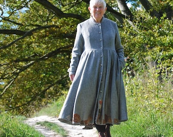 Flourish Dress Coat - Women's/Curved Fit 0-22 - Digital PDF Sewing Pattern + Video Class