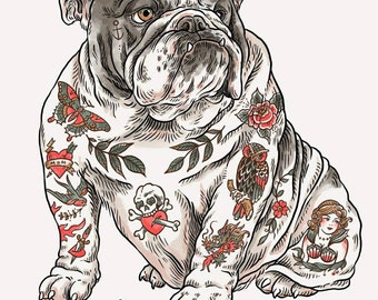 11 Bulldog Tattoo Designs