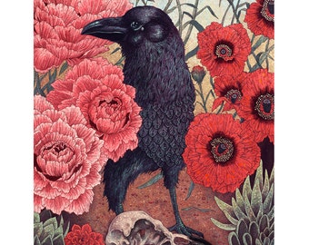 Crow Effigy 8x10" Print