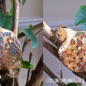 Partridge Enamel Pin