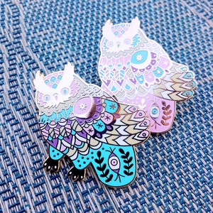 Celestial Owl Enamel Pin