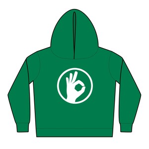 Toddler Fleece Hoodie with Cool OK Hand Design, Cute Kids Pullover, Cozy Sweatshirt for Boys and Girls, Perfect Gift for Playdates, [...]