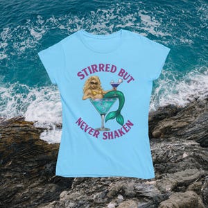 Mermaid Women&#39;s Graphic T-Shirt, Unisex Tee Shirt, Beach Vibes Top, Ocean Lover Apparel, Summer Tee, Nautical Shirt Gift