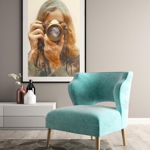 Capture the Moment: Matte Vertical Photography Poster for Camera Enthusiasts