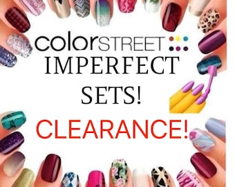 Color Street Imperfect Sets, Retired Styles, Nail Polish Strips