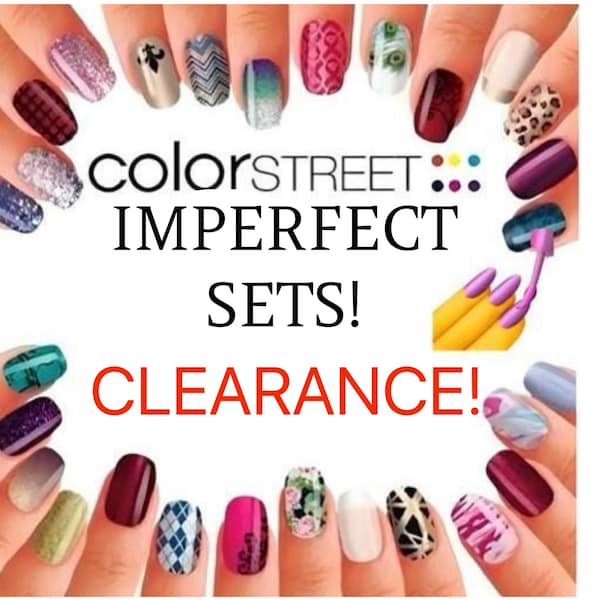 Color Street Imperfect Sets, Retired Styles, Nail Polish Strips
