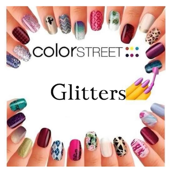 Color Street Glitters, Glitter Dipped Retired, New, Nail Polish Strips