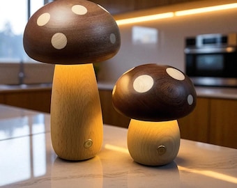 Fairy Tale Mushroom Night Lamp – Magical Woodland Nursery Decoration