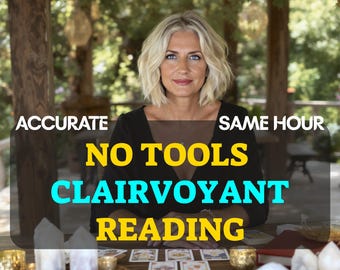 Clairvoyant Psychic Reading / Intuitive Messages and Truth | Same Hour Delivery | Payday Week Sale