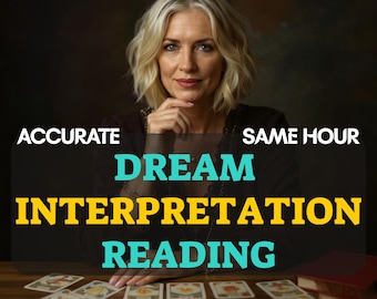 Dream Interpretation Reading / Same Hour Delivery | Psychic Dream Reading and Meaning | Payday Week Sale