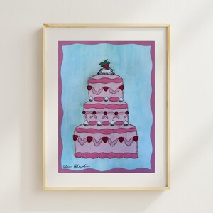 Vintage Cake Print
