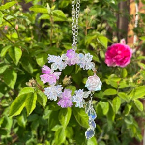 Crystal Petal Dance Handmade Car Charm Home Decor Gift