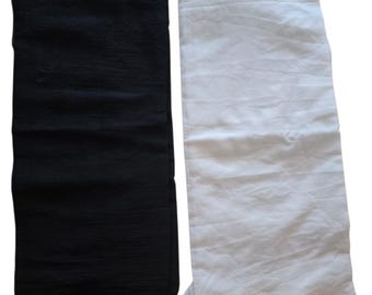 Punjabi dupatta black or white chunni kaur singh for sikh hindu muslim funeral