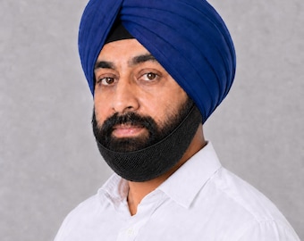 Sikh beard net sardar evertight super fine double elastic bombay type quality n2