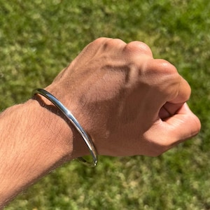 Stainless steel kara smooth thin round  sikh kada singh kaur punjabi bangle a21