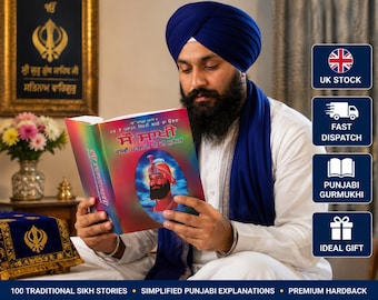 Sau sakhi guru gobind singh ji 100 stories punjabi gurmukhi new panjabi book mq