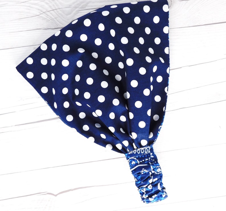 Wide Reversible Headband: Rifle Paper Co. Cotton Head Wrap image 9