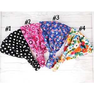 Wide Reversible Headband: Rifle Paper Co. Cotton Head Wrap image 4