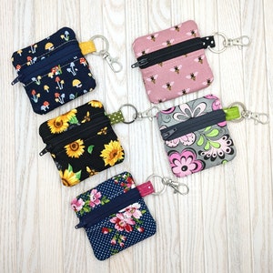 Earbuds Case/ Hands Free Earbud Case/ Rifle Paper Co & Cute Fabric Earbud Case/ Travel Case For Earbuds/ Magnetic Earbud Case/ Zipper Case