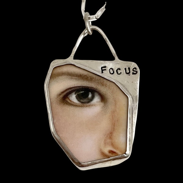 On Hold For Simone Dut, Please do NOT Buy, Focus Necklace, Gift for Her, Empowerment Jewelry, Artisan Made,  Robin Wade Jewelry, 3201