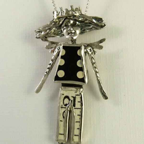 On Hold For JaniceH - Please Do Not Buy Unless You Are JaniceH - Angel Bekka Likes Being Different - Sterling, Domino, Stick, And PMC - 1475