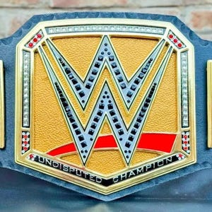 Jhon Cena 17th Time Undisputed Heavyweight Championship Title Belt Replica 2mm/4mm/6mm Brass Plate Wrestling Title Best Gift For Fan