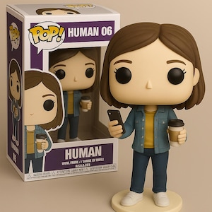 Funko Pop Custom Digital 3D | Custom Portrait Pop Vinyl Style | PNG or 3D File | Geek Gift | Illustration from Photo