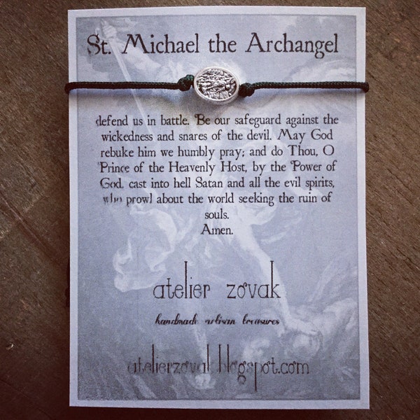 ST MICHAEL the ARCHANGEL bracelet