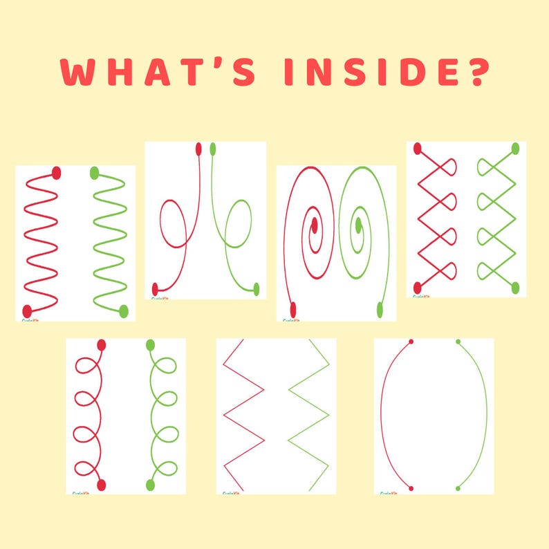 Bilateral Tracing Lines Printable: Fine Motor Skills, Prewriting ...