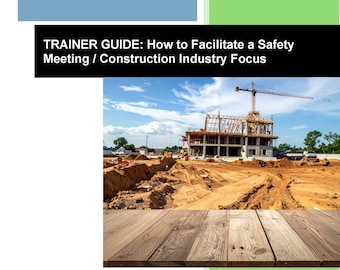 2025 OSHA Construction Safety Meeting Planner: Editable Toolkit (Digital Download)