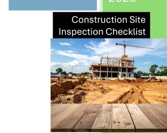 Construction Safety Checklist | OSHA Compliant | Comprehensive List with Instructions