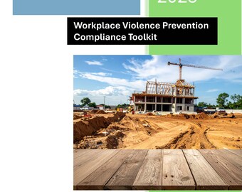 California SB 553 Workplace Violence Prevention Plan Toolkit – HR Policy, Safety Training, Forms & Compliance Templates