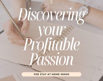 Side Hustle Guide for Stay At Home Moms | Niche Discovery Workbook (PDF)