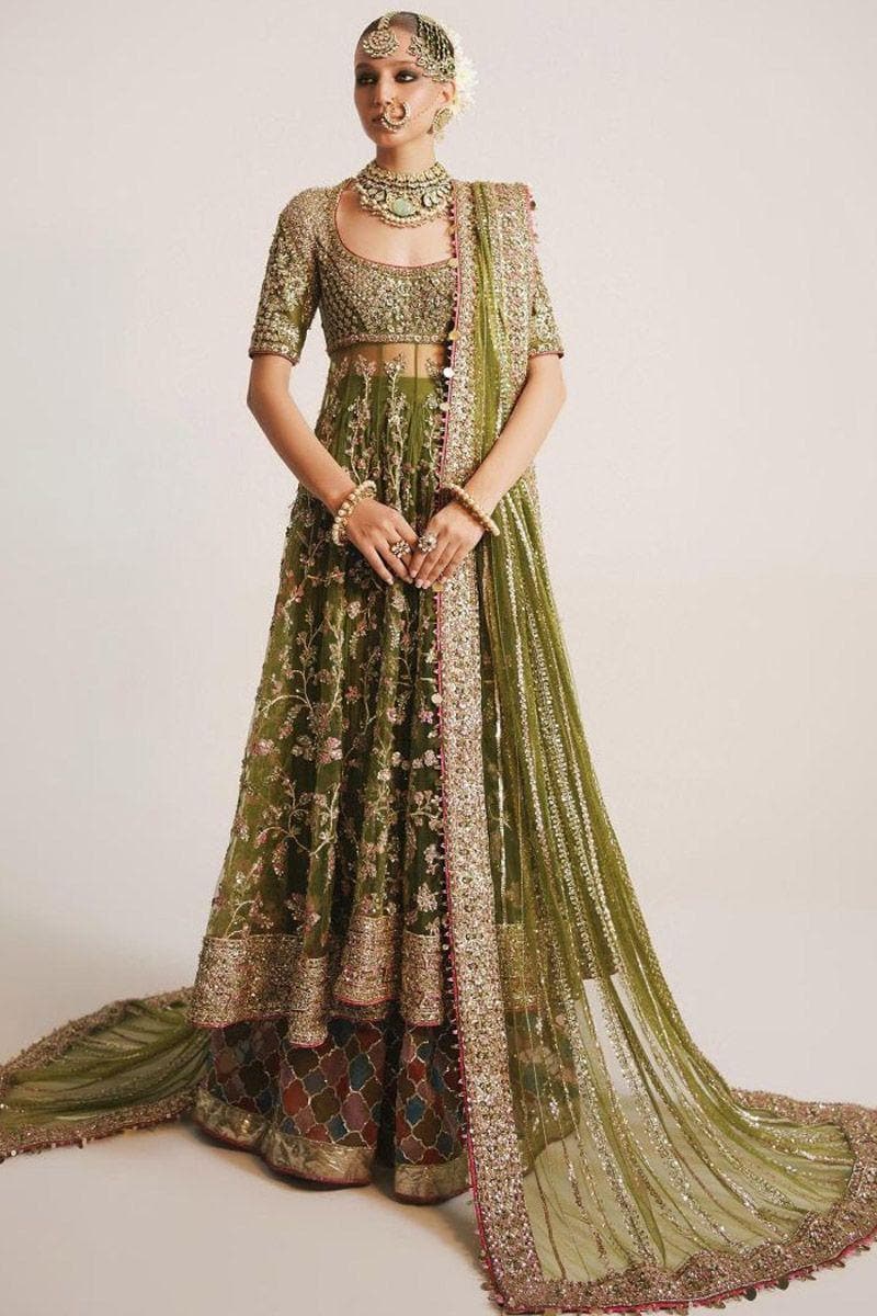 slim fit dress slacks Sarong dress for mehendi /wedding mehendi & sangeet outfit – RK Kurtis main image 1