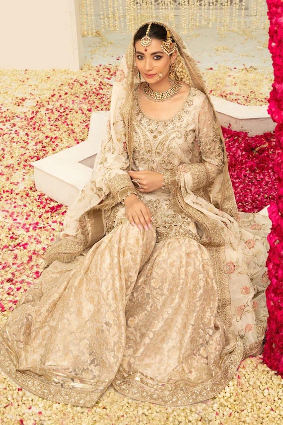 slim fit dress slacks Heavy Bridal Dress( IB-55 Roshni ) – Pakistani Bridal Dresses – Al Nafees  Collection main image 0