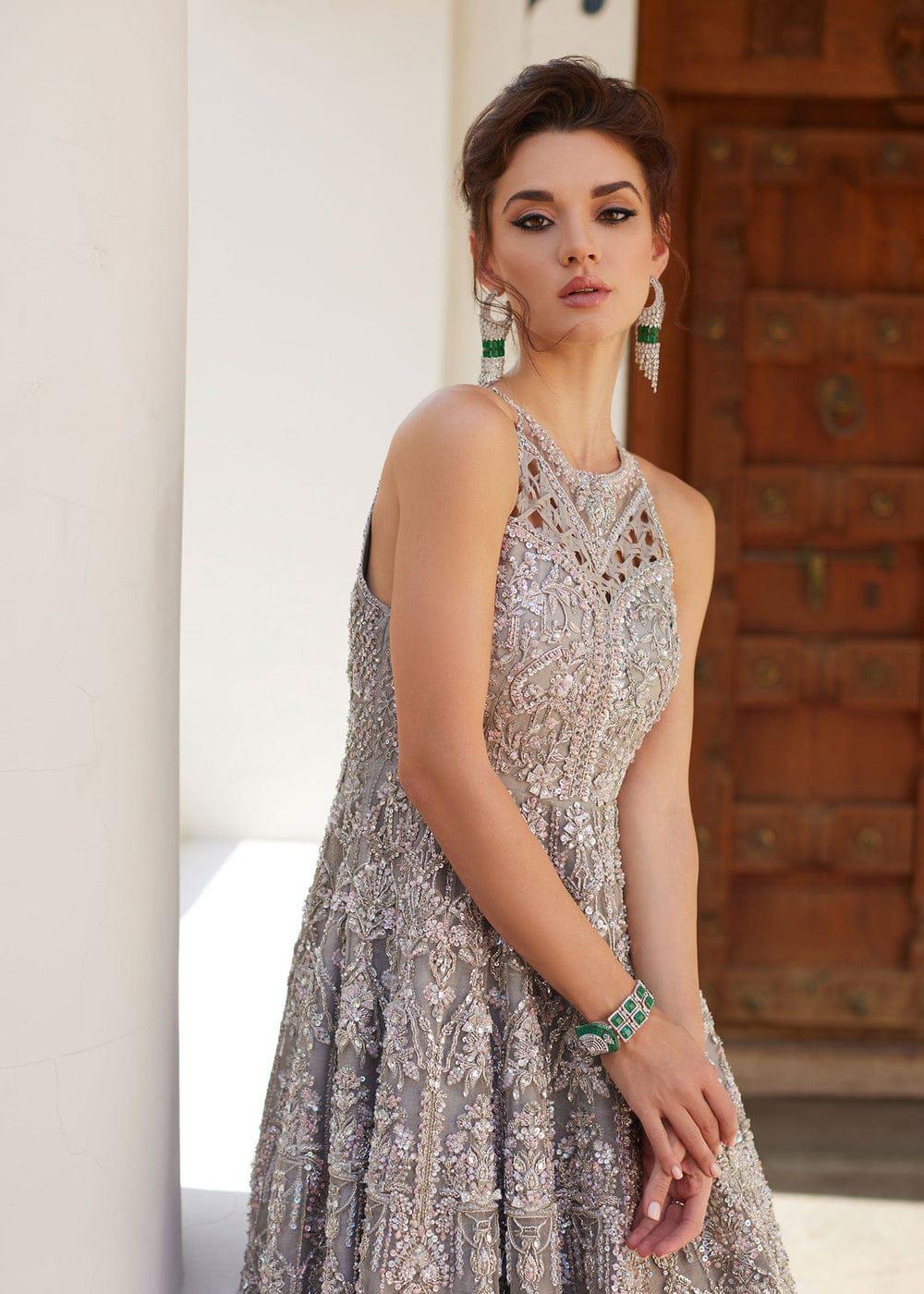 grey engagement dress Silver Bridal Gown dark grey wedding dress