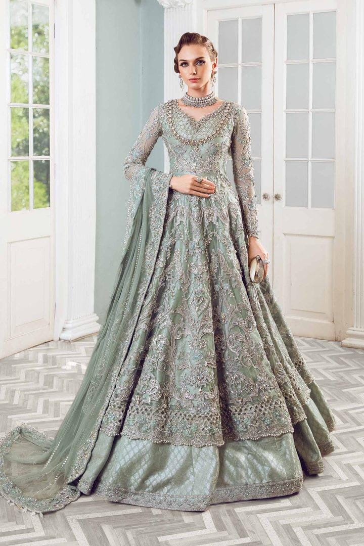 mint green pakistani wedding dress Bridal Sea Green Gown Green Lehenga Mint Bridal Dresses Pakistani Bridal  Mint Green
