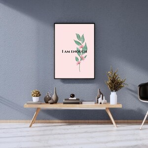 Believe in Yourself Affirmations | Self Love Printable Quotes for Women | Inspirational Wall Art | Instant Download